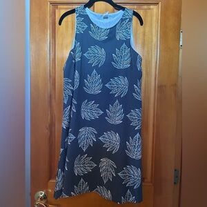 Aloha Print Dress (Gray)